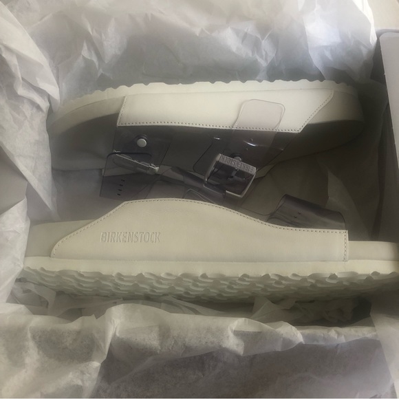 NIB $470 BIRKENSTOCK X MANOLO BLAHNIK Arizona Slide Sandal in size 41 EU! - Picture 15 of 16